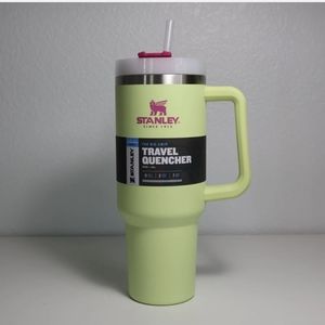 STANLEY ADVENTURE QUENCHER 40 OZ TRAVEL TUMBLER CITRON MIX STRAW CUP